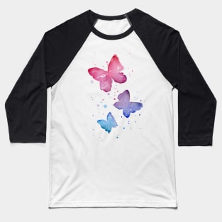 blue butterflies Baseball T-Shirt